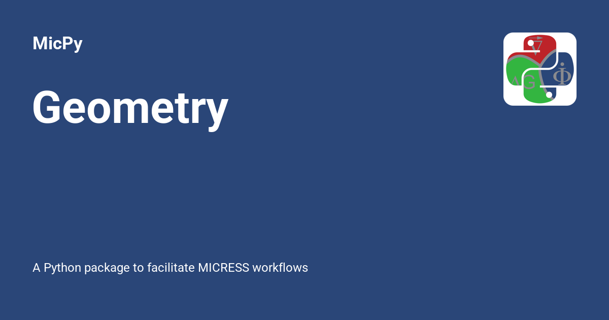 Geometry - MicPy